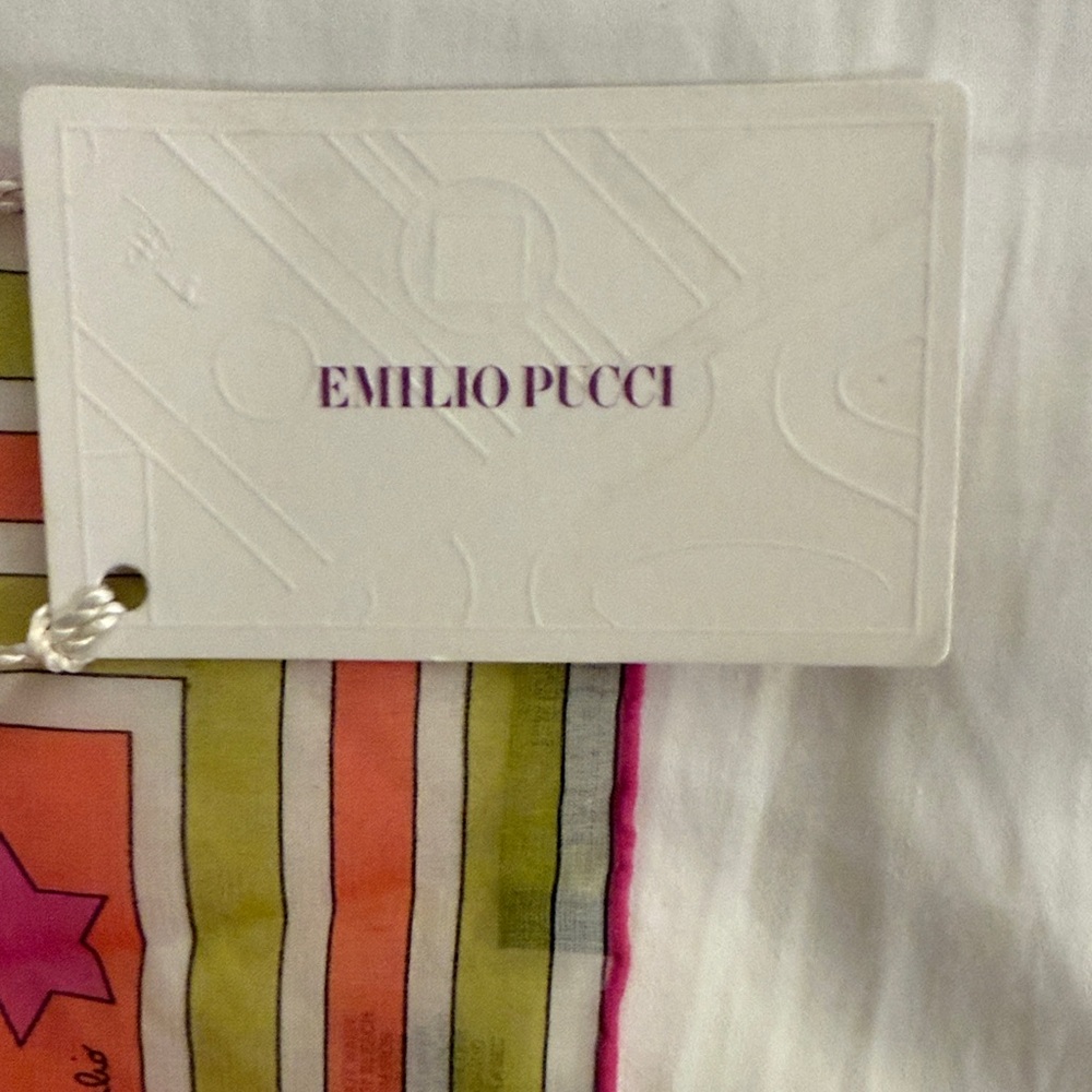 Pucci Geometric Pattern Scarf NWT - image 2